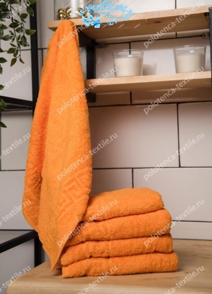 Полотенце махровое Ашхабад 40*70 Оранжевый